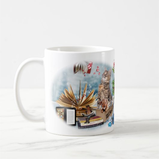 Een gratis-boodschap koffiemok (Links)