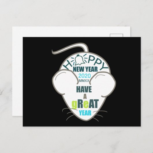 Een gReAT jaar 2020 hebben Briefkaart (Voorkant / Achterkant)