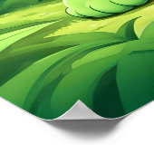 Een Green Lion Cub in het Oerwoud Poster (Hoek)