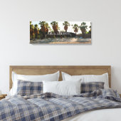 EEN GREETTE VAN PALMSPRINGS CANVAS AFDRUK (Insitu (Slaapkamer))