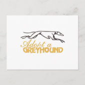 Een Greyhound aannemen Briefkaart (Voorkant)