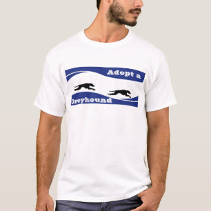 Een Greyhound Dog aannemen T-shirt