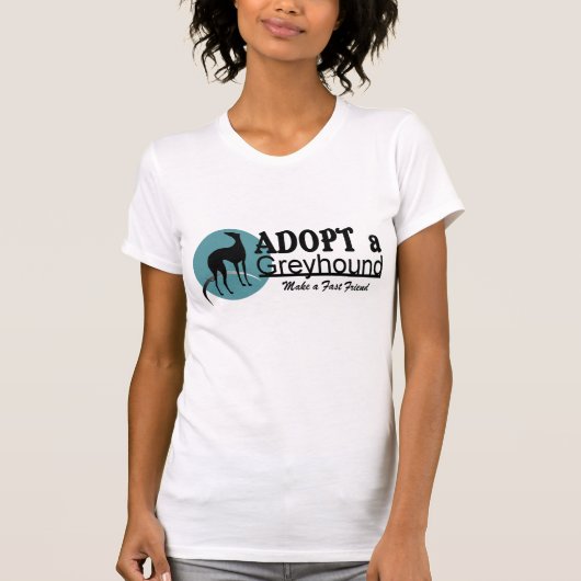 Een Greyhound-Logo aannemen T-shirt (Voorkant)