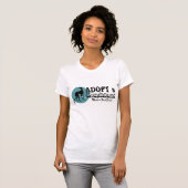 Een Greyhound-Logo aannemen T-shirt (Voorkant volledig)