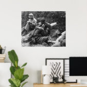 Een Grief-Amerikaanse infanterieoorlog in Korea Poster (Thuiskantoor)