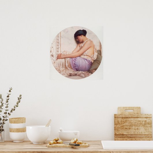 Een Grieks meisje Poster (Keuken)