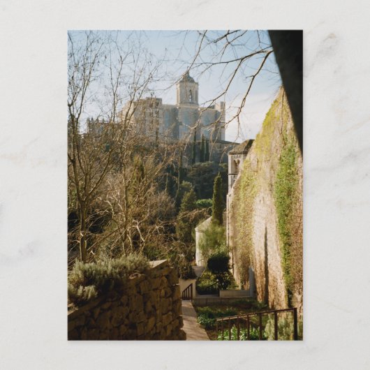 Een grieks Uitzicht van Girona Briefkaart (Voorkant)