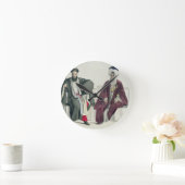 Een Griekse priester en een Turk, gegraveerd door Ronde Klok (Huis)