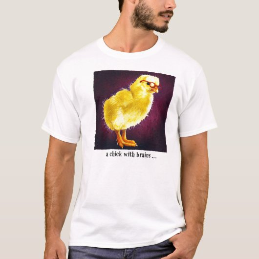 Een griet met hersenen... t-shirt (Voorkant)
