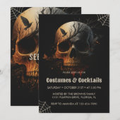 Een griezelig Halloween uitnodigingsgeld Kaart (Voorkant / Achterkant)