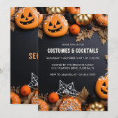 Een griezelig Halloween uitnodigingsgeld Kaart (Voorkant / Achterkant)