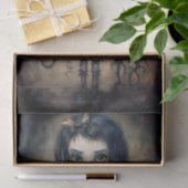 Een griezelig meisje dat haar monster uitlaat tissuepapier (Geschenk)