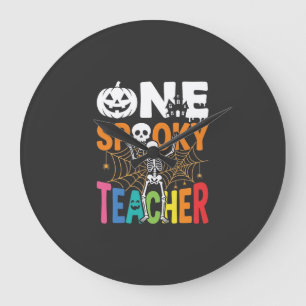 Een griezelig ontwerp voor leraren Halloween_1 Grote Klok
