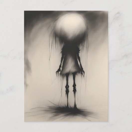 Een griezelig spookkind Happy Halloween Briefkaart (Voorkant)