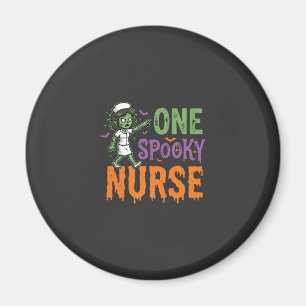 Een griezelig verpleegster Halloween-ontwerp (2)_1 Magneet