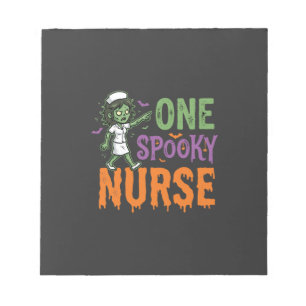 Een griezelig verpleegster Halloween-ontwerp (2)_1 Notitieblok