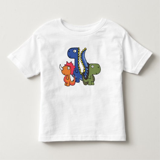 Een griezelige dinosaurusvriend, schattig en schat kinder shirts (Voorkant)