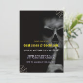 Een griezelige Halloween uitnodiging fe (Staand voorkant)