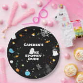 Een griezelige kerel verjaardag papieren bordje (Feest)