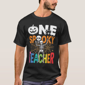 Een griezelige leraar Halloween-ontwerp_1 T-shirt
