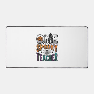 Een griezelige leraar Halloween vector ontwerp_1 Bureaumat