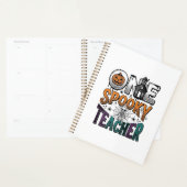 Een griezelige leraar Halloween vector ontwerp_1 Planner (Display)