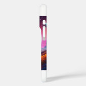 Een griezelige planeet en astronaut Case-Mate iPhone case (Achterkant / Links)