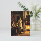 Een griezelige spookachtige kerstgruwel briefkaart (Staand voorkant)