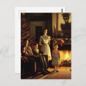 Een griezelige spookachtige kerstgruwel briefkaart (Voorkant / Achterkant)