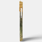 Een grijs Arabisch stenen galoppen met Honden mono Case-Mate iPhone Case (Achterkant / Links)