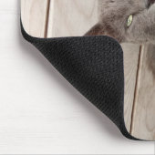 Een grijze Noble Cat Muismat (Hoek)