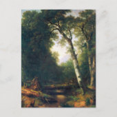 Een gril in de bossen van Asher Brown Durand Briefkaart (Voorkant)
