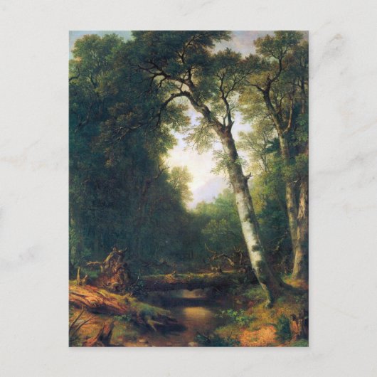 Een gril in de bossen van Asher Brown Durand Briefkaart (Voorkant)