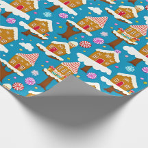 Een grillig kerst peperkoek huis patroon