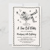 Een grillig klein beetje ouder verjaardagsfeestje kaart (Voorkant)