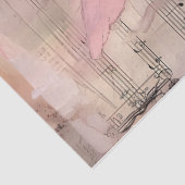 Een grillig roze engel serie ontwerp #11 tissuepapier (Detail)