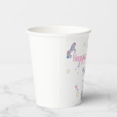 Een grillig, sprookjesachtig kasteel en een eenhoo papieren bekers (Rechts)