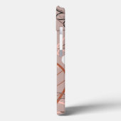 Een grillige bloem en bladeren Print Case-Mate iPhone Case (Achterkant / Links)