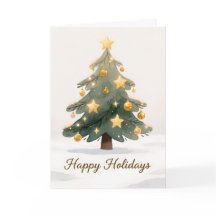 Een grillige, handgetekende kerstboom