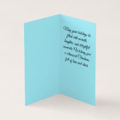 Een grillige kerstkaart kaart (Binnen)