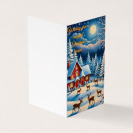 Een grillige kerstkaart kaart