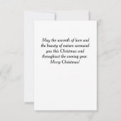 Een grillige kerstkaart kaart (Achterkant)