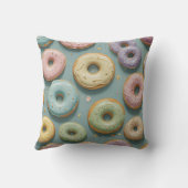 Een grillige pastel donut droom kussen (Achterkant)