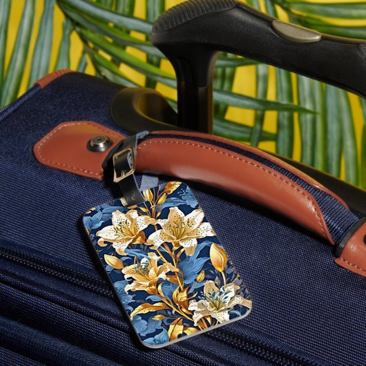 Een grillige reis van Elegantie en Wanderlust Bagagelabel (Voorkant Insitu 1)