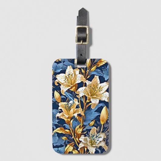 Een grillige reis van Elegantie en Wanderlust Bagagelabel (Voorkant (verticaal))