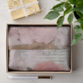 Een grillige roze engel serie ontwerp #10 tissuepapier (Geschenk)