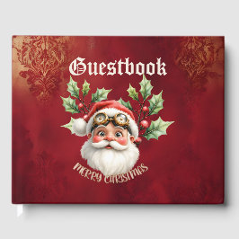 Een grillige steampunk Kerstman Gastenboek