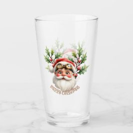 Een grillige steampunk Kerstman Glas