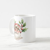Een grillige steampunk Kerstman Koffiemok (Voorkant links)