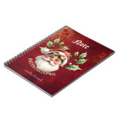 Een grillige steampunk Kerstman Notitieboek (Linkerzijde)